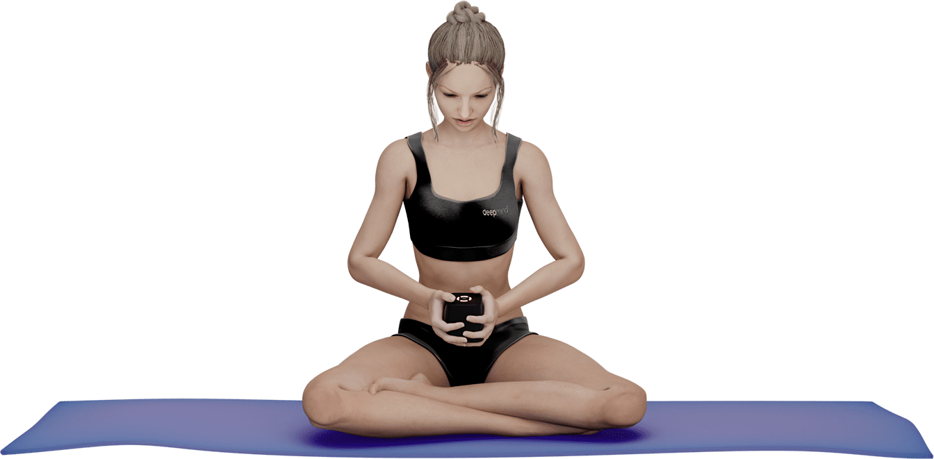 Frau in Meditation